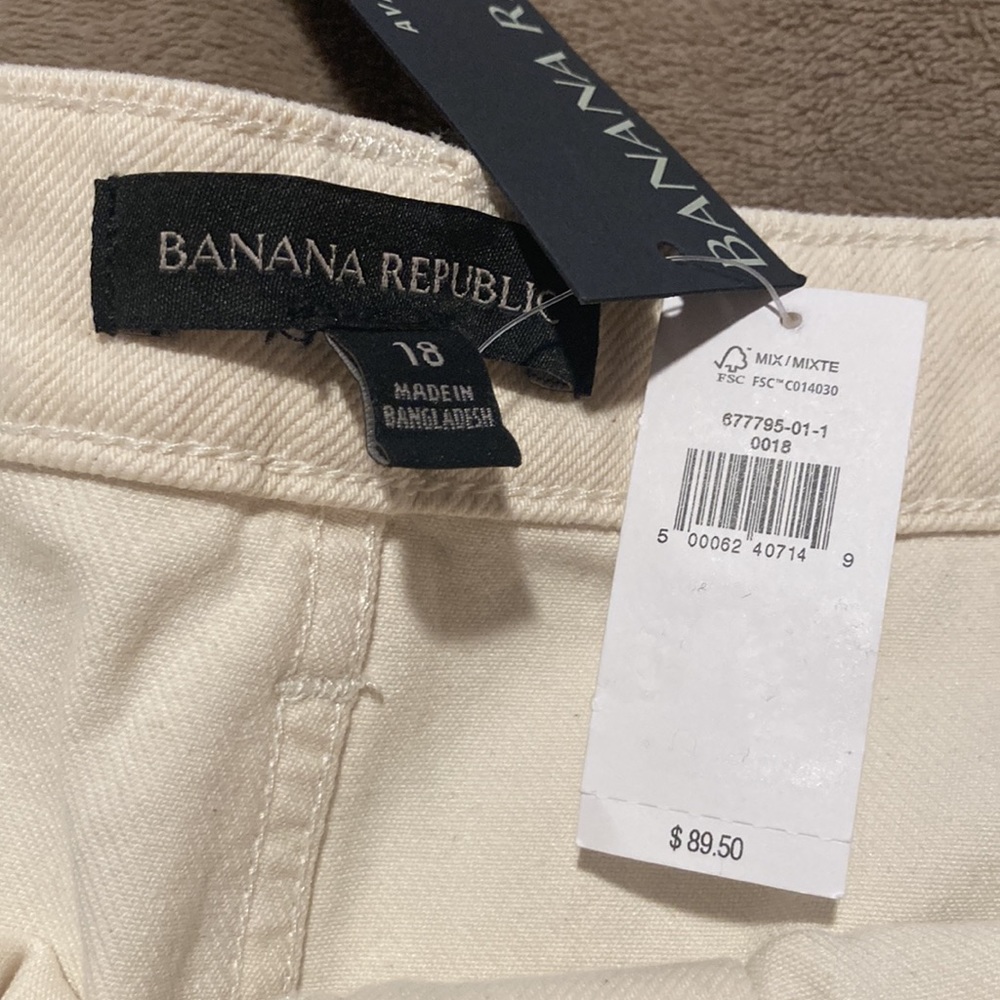Banana Republic Women's Patch Pocket Denim Skirt Size 18 - Picture 7 of 8